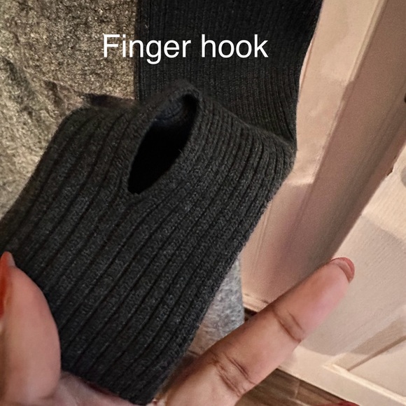 STYLEWE MISSLOOK FANNY WIZ Turtleneck Shift Wool Casual Sweater Dress 6 gray NEW - Picture 9 of 9